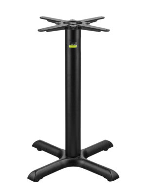 Commercial table base for restaurant and hospitality furniture