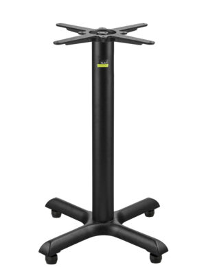 Commercial table base for restaurant and hospitality furniture