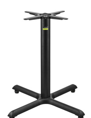 Commercial table base for restaurant and hospitality furniture
