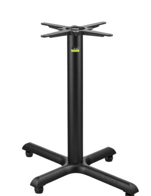 Commercial table base for restaurant and hospitality furniture