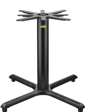 Commercial table base for restaurant and hospitality furniture