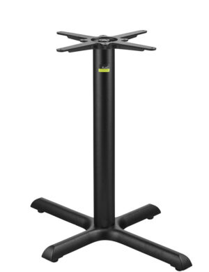Commercial table base for restaurant and hospitality furniture