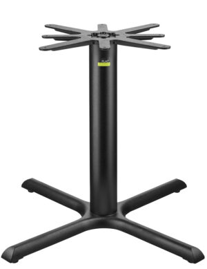 Commercial table base for restaurant and hospitality furniture