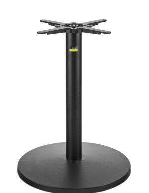 Commercial table base for restaurant and hospitality furniture
